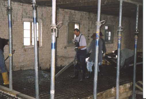 der Beton kommt