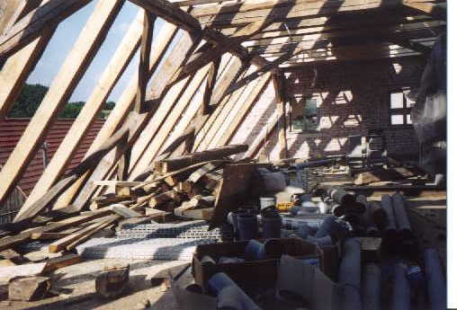 Schlachtfeld Dachboden