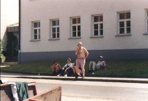 unsere Dachdecker...